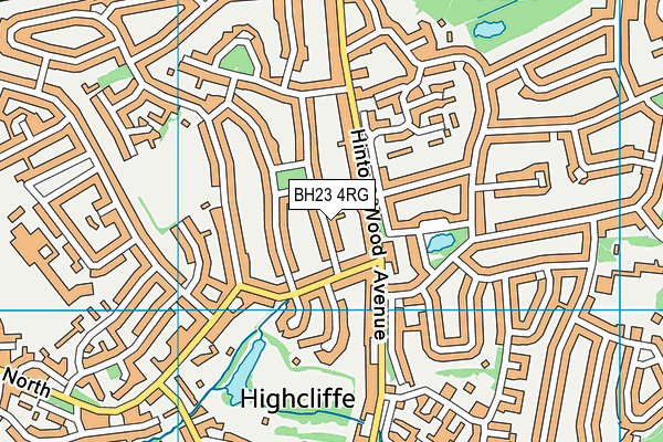 BH23 4RG map - OS VectorMap District (Ordnance Survey) BH23 4RG map - OS VectorMap District (Ordnance Survey)