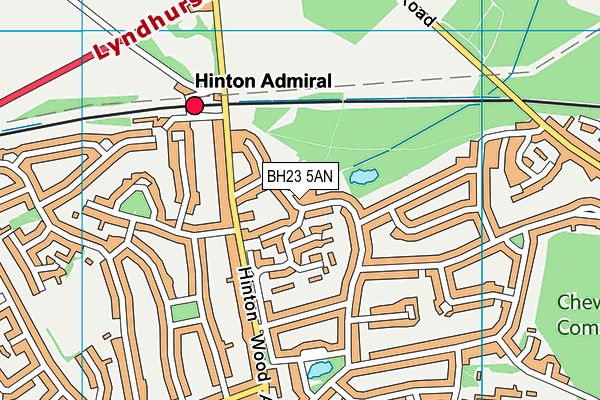 BH23 5AN map - OS VectorMap District (Ordnance Survey) BH23 5AN map - OS VectorMap District (Ordnance Survey)
