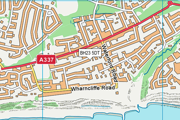 BH23 5DT map - OS VectorMap District (Ordnance Survey) BH23 5DT map - OS VectorMap District (Ordnance Survey)
