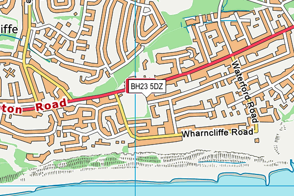BH23 5DZ map - OS VectorMap District (Ordnance Survey) BH23 5DZ map - OS VectorMap District (Ordnance Survey)