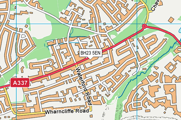 BH23 5EN map - OS VectorMap District (Ordnance Survey) BH23 5EN map - OS VectorMap District (Ordnance Survey)