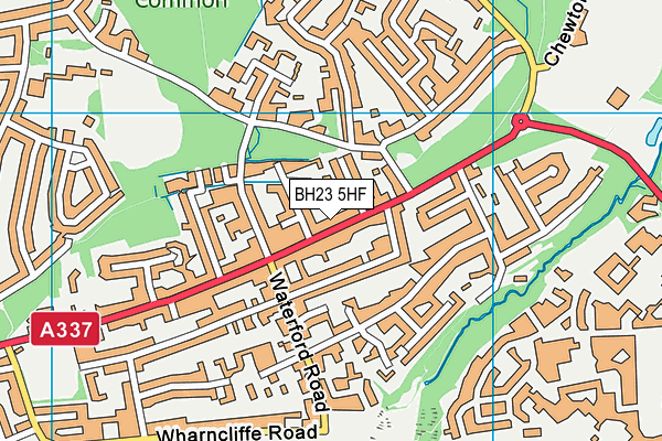 BH23 5HF map - OS VectorMap District (Ordnance Survey) BH23 5HF map - OS VectorMap District (Ordnance Survey)