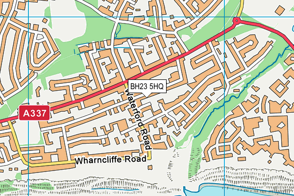 BH23 5HQ map - OS VectorMap District (Ordnance Survey) BH23 5HQ map - OS VectorMap District (Ordnance Survey)