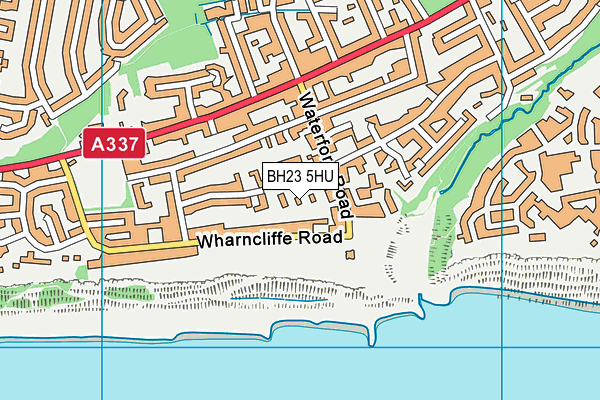 BH23 5HU map - OS VectorMap District (Ordnance Survey) BH23 5HU map - OS VectorMap District (Ordnance Survey)