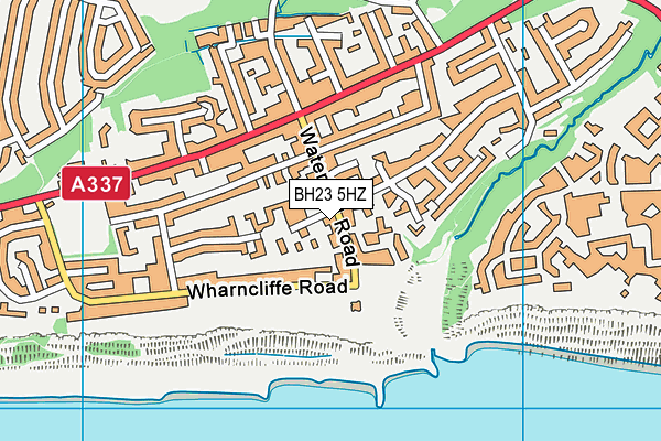 BH23 5HZ map - OS VectorMap District (Ordnance Survey) BH23 5HZ map - OS VectorMap District (Ordnance Survey)