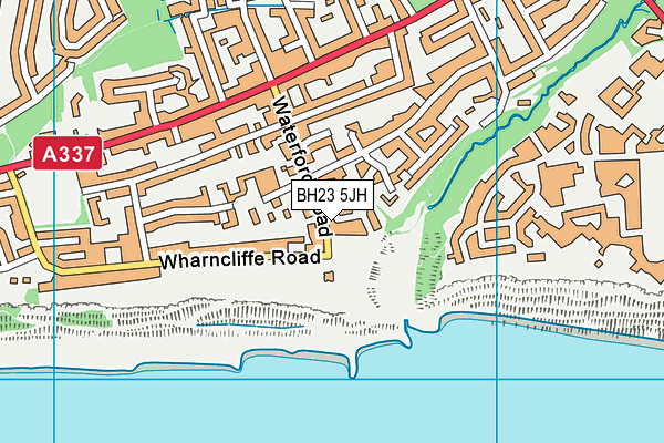 BH23 5JH map - OS VectorMap District (Ordnance Survey) BH23 5JH map - OS VectorMap District (Ordnance Survey)