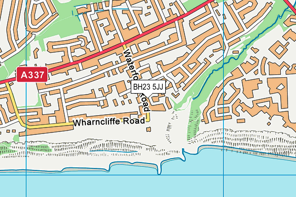 BH23 5JJ map - OS VectorMap District (Ordnance Survey) BH23 5JJ map - OS VectorMap District (Ordnance Survey)