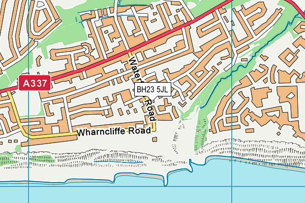 BH23 5JL map - OS VectorMap District (Ordnance Survey) BH23 5JL map - OS VectorMap District (Ordnance Survey)