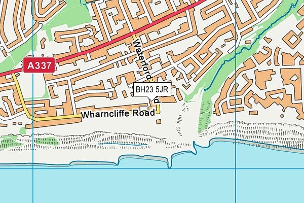 BH23 5JR map - OS VectorMap District (Ordnance Survey) BH23 5JR map - OS VectorMap District (Ordnance Survey)