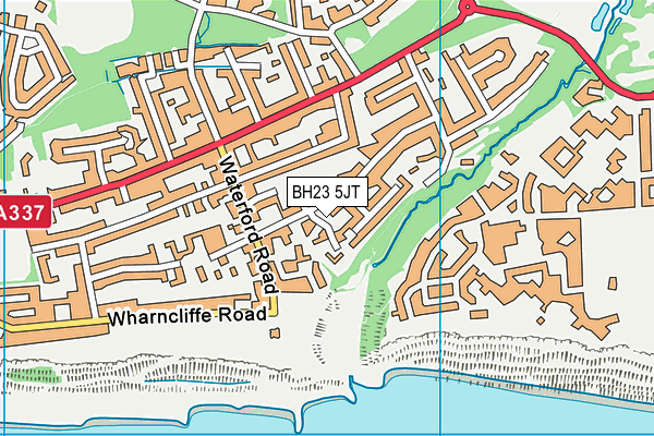 BH23 5JT map - OS VectorMap District (Ordnance Survey) BH23 5JT map - OS VectorMap District (Ordnance Survey)