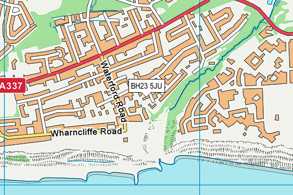 BH23 5JU map - OS VectorMap District (Ordnance Survey) BH23 5JU map - OS VectorMap District (Ordnance Survey)