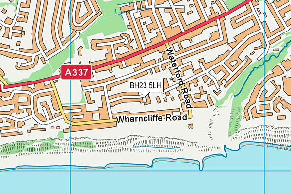BH23 5LH map - OS VectorMap District (Ordnance Survey) BH23 5LH map - OS VectorMap District (Ordnance Survey)