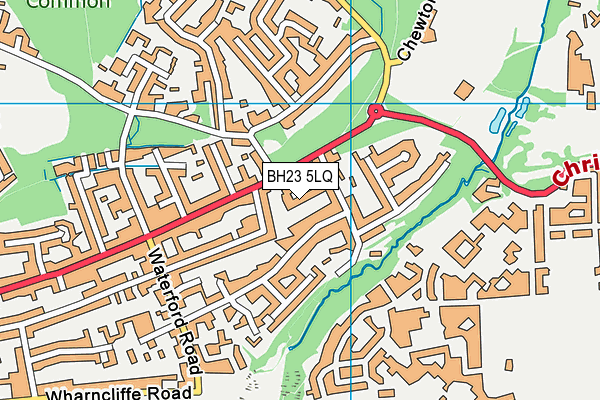 BH23 5LQ map - OS VectorMap District (Ordnance Survey) BH23 5LQ map - OS VectorMap District (Ordnance Survey)