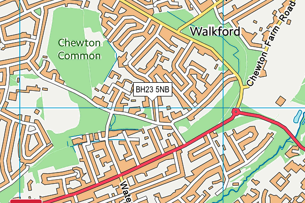 BH23 5NB map - OS VectorMap District (Ordnance Survey) BH23 5NB map - OS VectorMap District (Ordnance Survey)