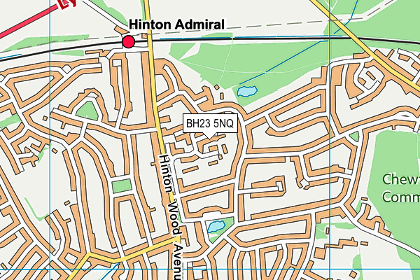 BH23 5NQ map - OS VectorMap District (Ordnance Survey) BH23 5NQ map - OS VectorMap District (Ordnance Survey)