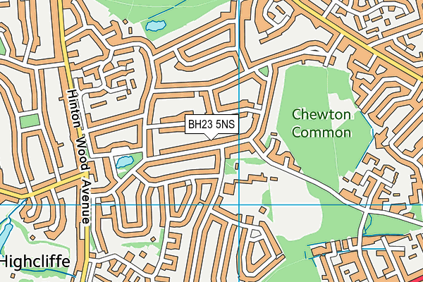 BH23 5NS map - OS VectorMap District (Ordnance Survey) BH23 5NS map - OS VectorMap District (Ordnance Survey)