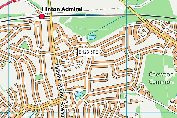 BH23 5PE map - OS VectorMap District (Ordnance Survey) BH23 5PE map - OS VectorMap District (Ordnance Survey)