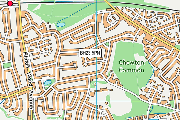 BH23 5PN map - OS VectorMap District (Ordnance Survey) BH23 5PN map - OS VectorMap District (Ordnance Survey)