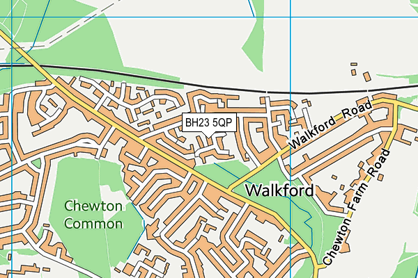 BH23 5QP map - OS VectorMap District (Ordnance Survey) BH23 5QP map - OS VectorMap District (Ordnance Survey)