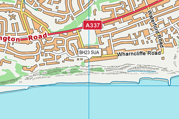 BH23 5UA map - OS VectorMap District (Ordnance Survey) BH23 5UA map - OS VectorMap District (Ordnance Survey)
