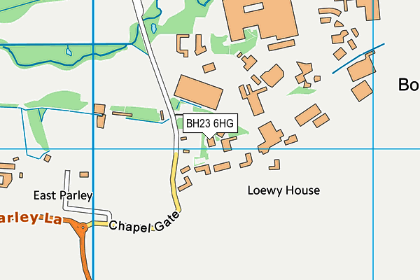 BH23 6HG map - OS VectorMap District (Ordnance Survey) BH23 6HG map - OS VectorMap District (Ordnance Survey)