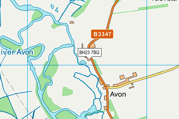 BH23 7BQ map - OS VectorMap District (Ordnance Survey) BH23 7BQ map - OS VectorMap District (Ordnance Survey)