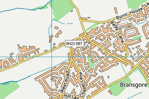 BH23 8BT map - OS VectorMap District (Ordnance Survey) BH23 8BT map - OS VectorMap District (Ordnance Survey)