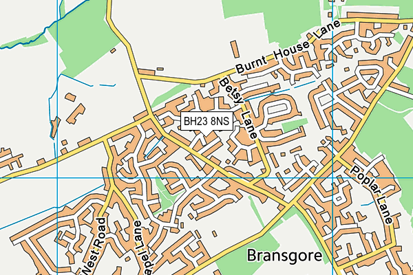 BH23 8NS map - OS VectorMap District (Ordnance Survey) BH23 8NS map - OS VectorMap District (Ordnance Survey)