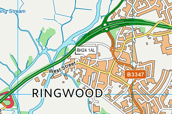 BH24 1AL map - OS VectorMap District (Ordnance Survey) BH24 1AL map - OS VectorMap District (Ordnance Survey)
