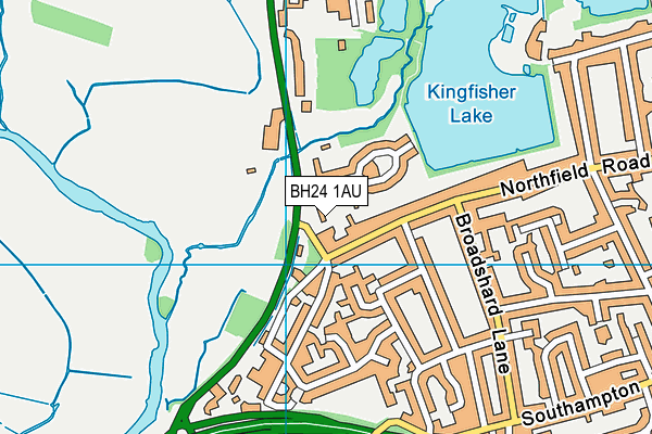 BH24 1AU map - OS VectorMap District (Ordnance Survey) BH24 1AU map - OS VectorMap District (Ordnance Survey)