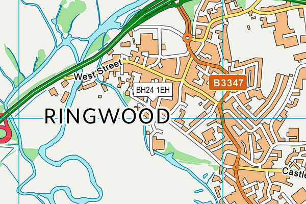 BH24 1EH map - OS VectorMap District (Ordnance Survey) BH24 1EH map - OS VectorMap District (Ordnance Survey)