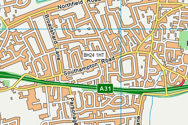 BH24 1HT map - OS VectorMap District (Ordnance Survey) BH24 1HT map - OS VectorMap District (Ordnance Survey)
