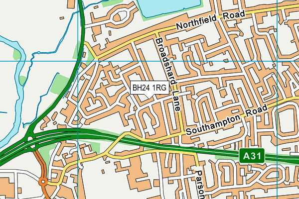 BH24 1RG map - OS VectorMap District (Ordnance Survey) BH24 1RG map - OS VectorMap District (Ordnance Survey)