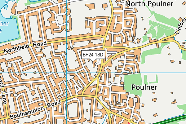 BH24 1SD map - OS VectorMap District (Ordnance Survey) BH24 1SD map - OS VectorMap District (Ordnance Survey)
