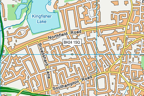BH24 1SQ map - OS VectorMap District (Ordnance Survey) BH24 1SQ map - OS VectorMap District (Ordnance Survey)