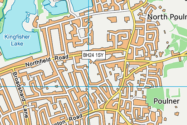 BH24 1SY map - OS VectorMap District (Ordnance Survey) BH24 1SY map - OS VectorMap District (Ordnance Survey)