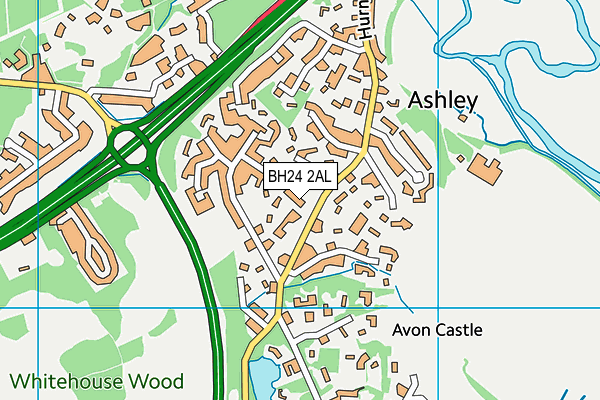 BH24 2AL map - OS VectorMap District (Ordnance Survey) BH24 2AL map - OS VectorMap District (Ordnance Survey)