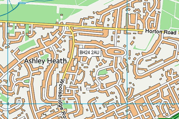 BH24 2AU map - OS VectorMap District (Ordnance Survey) BH24 2AU map - OS VectorMap District (Ordnance Survey)