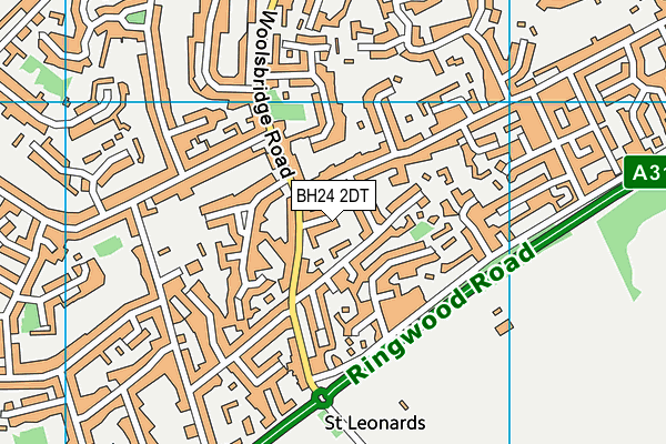 BH24 2DT map - OS VectorMap District (Ordnance Survey) BH24 2DT map - OS VectorMap District (Ordnance Survey)
