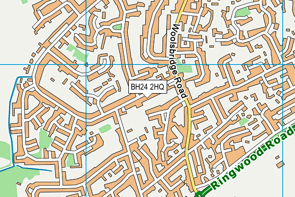 BH24 2HQ map - OS VectorMap District (Ordnance Survey) BH24 2HQ map - OS VectorMap District (Ordnance Survey)