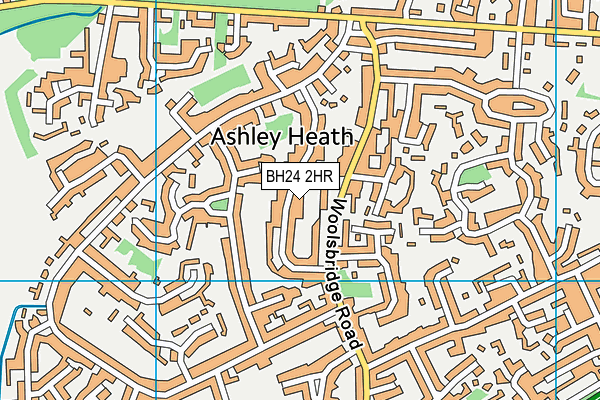 BH24 2HR map - OS VectorMap District (Ordnance Survey) BH24 2HR map - OS VectorMap District (Ordnance Survey)