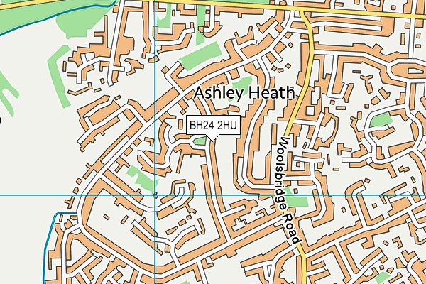 BH24 2HU map - OS VectorMap District (Ordnance Survey) BH24 2HU map - OS VectorMap District (Ordnance Survey)