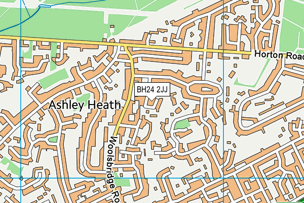 BH24 2JJ map - OS VectorMap District (Ordnance Survey) BH24 2JJ map - OS VectorMap District (Ordnance Survey)