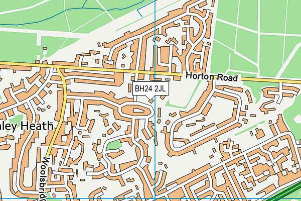 BH24 2JL map - OS VectorMap District (Ordnance Survey) BH24 2JL map - OS VectorMap District (Ordnance Survey)