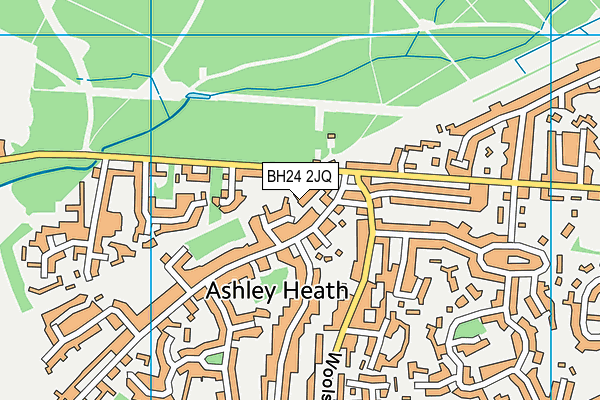BH24 2JQ map - OS VectorMap District (Ordnance Survey) BH24 2JQ map - OS VectorMap District (Ordnance Survey)