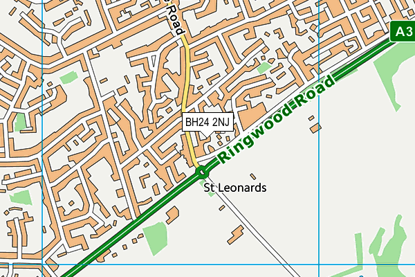 BH24 2NJ map - OS VectorMap District (Ordnance Survey) BH24 2NJ map - OS VectorMap District (Ordnance Survey)
