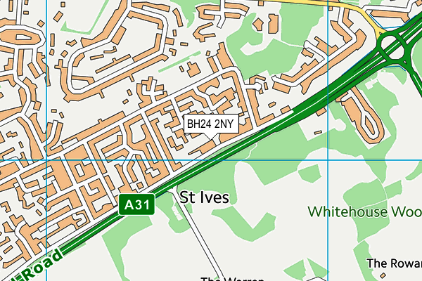 BH24 2NY map - OS VectorMap District (Ordnance Survey) BH24 2NY map - OS VectorMap District (Ordnance Survey)