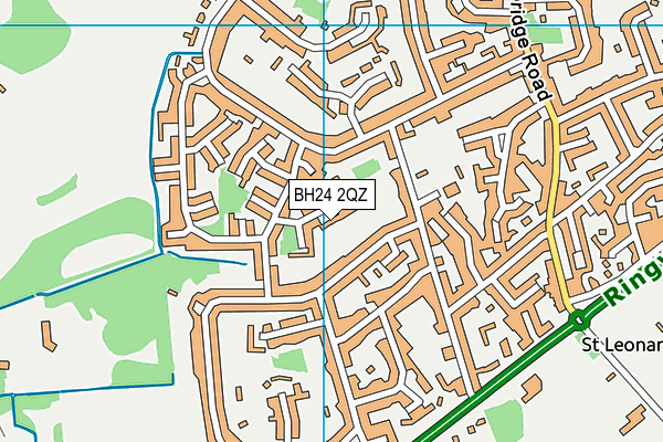 BH24 2QZ map - OS VectorMap District (Ordnance Survey) BH24 2QZ map - OS VectorMap District (Ordnance Survey)