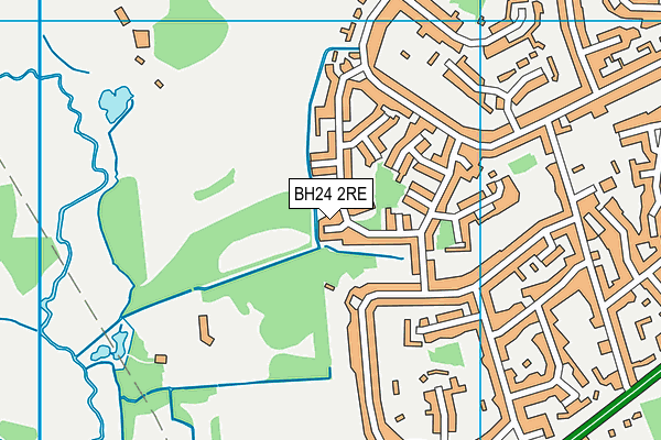 BH24 2RE map - OS VectorMap District (Ordnance Survey) BH24 2RE map - OS VectorMap District (Ordnance Survey)