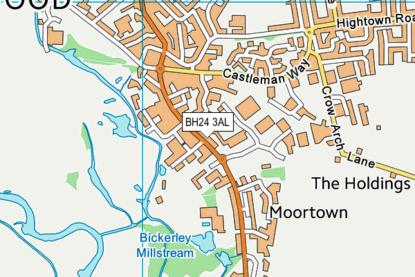 BH24 3AL map - OS VectorMap District (Ordnance Survey) BH24 3AL map - OS VectorMap District (Ordnance Survey)
